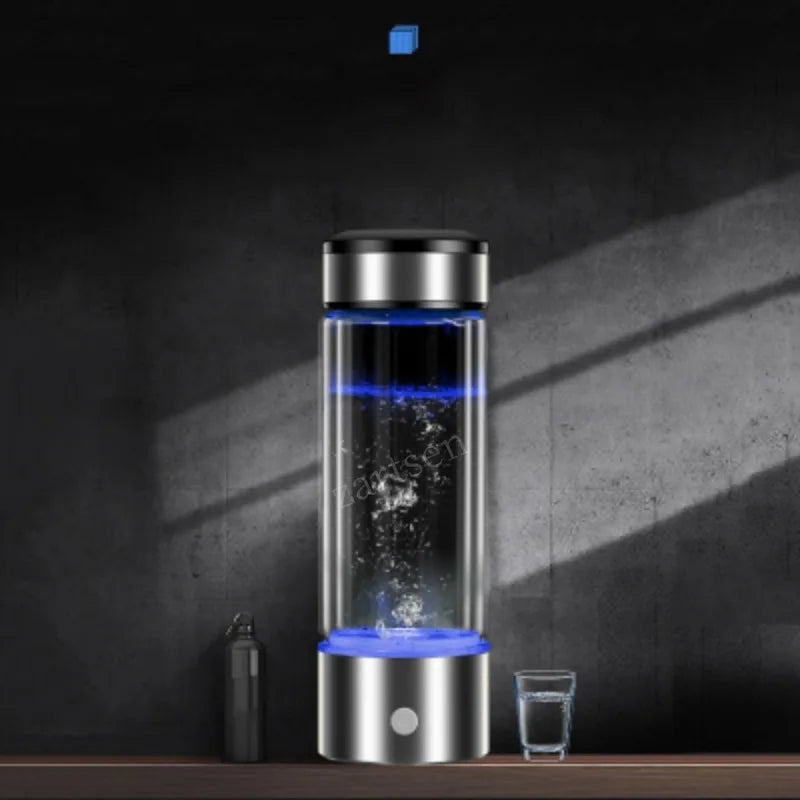 Portable Hydrogen Alkaline Water Bottle with USB Rechargeable 430ml